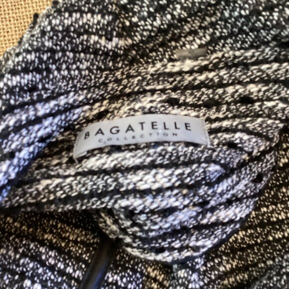 Bagatelle‎ Boucle’ Jacket Size Small Black & White Tweed Blazer - Picture 8 of 8